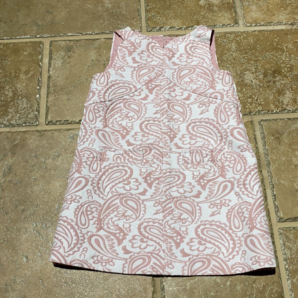 Victoria Beckham Blush Paisley Shift Dress
